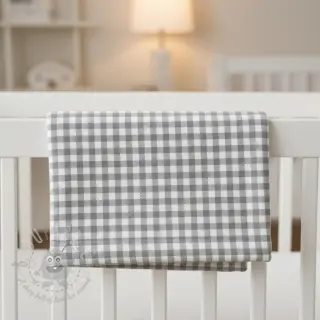 Bawełniana tkanina FLANNEL Check sage