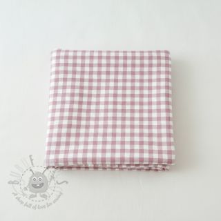 Bawełniana tkanina FLANNEL Check light pink
