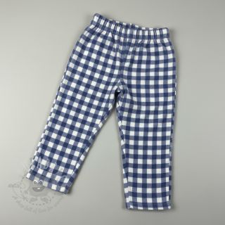 Bawełniana tkanina FLANNEL Check blue