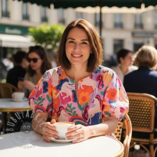 Bawełniana tkanina Unicorns multi digital print