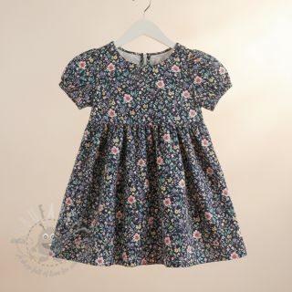 Bawełniana tkanina Flowers Tara navy design B digital print