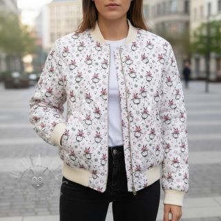 Bawełniana tkanina QUILTING Elisabetta różowa