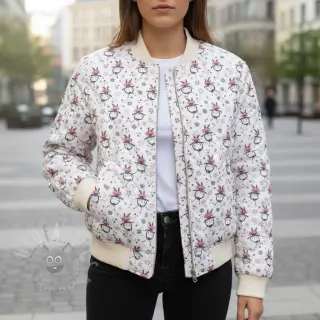 Bawełniana tkanina QUILTING Elisabetta różowa