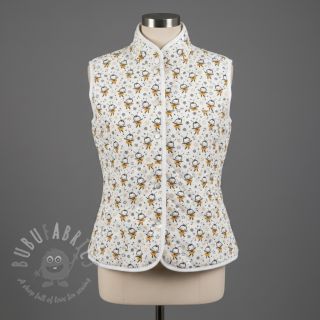 Bawełniana tkanina QUILTING Elisabetta żółta