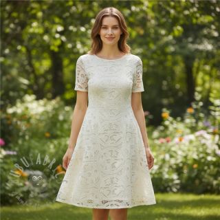 Bawełniana tkanina EMBROIDERY Blanchette wzór A