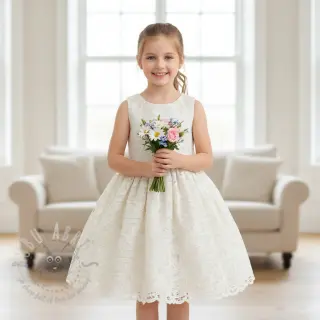 Bawełniana tkanina EMBROIDERY Blanchette wzór A