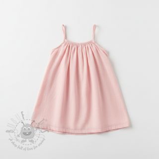 Bawełniana tkanina z lnem PREMIUM light pink