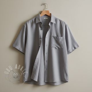 Bawełniana tkanina z lnem PREMIUM light grey