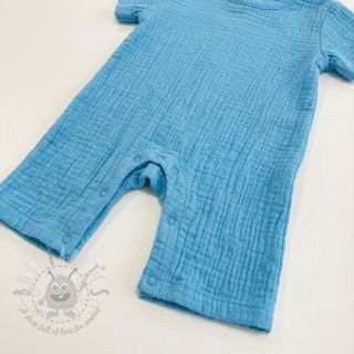 Bawełniana tkanina STRETCH Baby niebieska