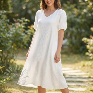 Bawełniana tkanina STRETCH Baby kremowa