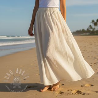 Bawełniana tkanina WASHED SIMPLY NATURAL