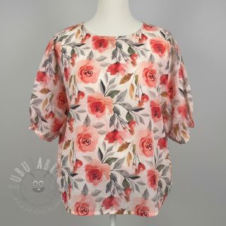 Bawełniana tkanina VOILE Love digital print