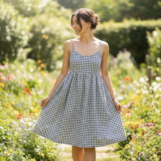 Bawełniana tkanina Brigitte gris