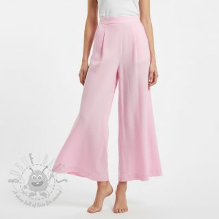 Bawełniana tkanina z lnem pink