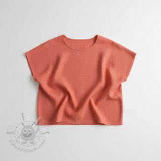 Bawełniana tkanina z lnem brick