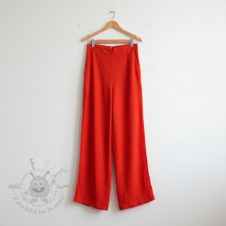 Bawełniana tkanina z lnem red