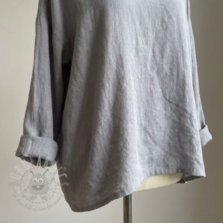 Bawełniana tkanina z lnem grey