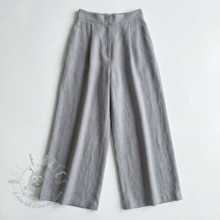 Bawełniana tkanina z lnem grey