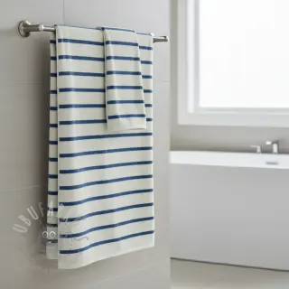 Frotte YARN DYED Stripe SMALL light blue