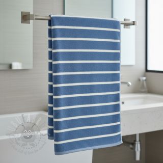 Frotte YARN DYED Stripe BIG light blue