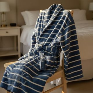 Frotte YARN DYED Stripe BIG light blue