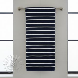 Frotte YARN DYED Stripe BIG dark blue