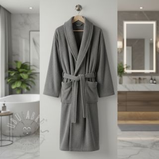 Terry VELVET BAMBOO grey