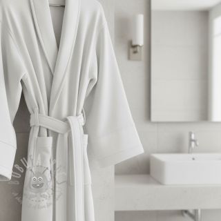 Frotte elastyczne white