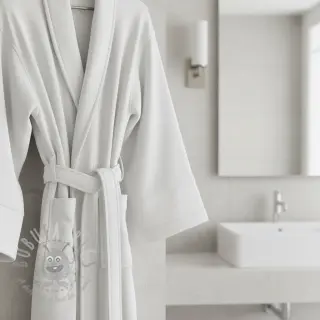 Frotte elastyczne white