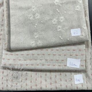 Pakiet tkanin len z bawełną 064