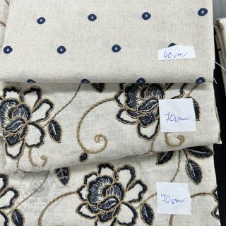 Pakiet tkanin len z bawełną 065