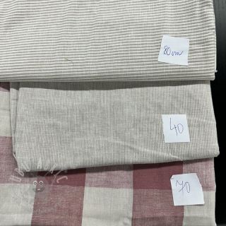 Pakiet tkanin len z bawełną 069