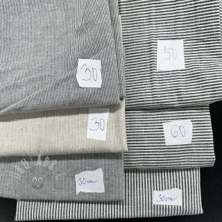 Pakiet tkanin len z bawełną 070