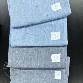 Pakiet tkanin len z bawełną 039