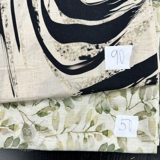 Pakiet tkanin len z bawełną 047