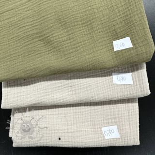 Pakiet tkanin muślin ORGANIC 602
