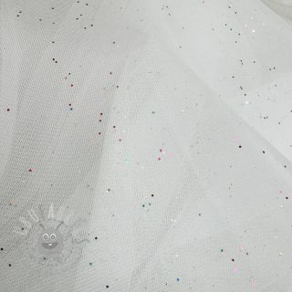 Tiul ROYAL MULTI FOIL white