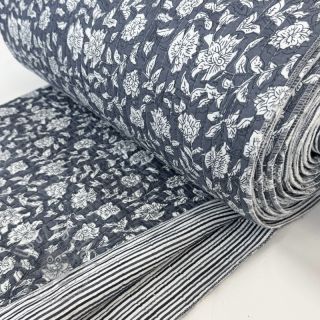 Bawełniana tkanina QUILT Gange gris