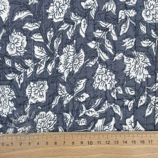 Bawełniana tkanina QUILT Gange gris