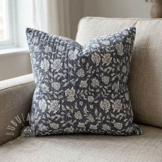 Bawełniana tkanina QUILT Gange gris