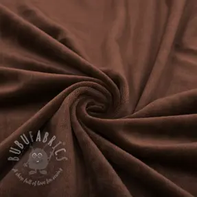 Tkanina elastyczny aksamit VELVET STRETCH dark brown