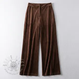 Tkanina elastyczny aksamit VELVET STRETCH dark brown
