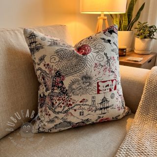 Tkanina dekoracyjna jacquard Akita blanc