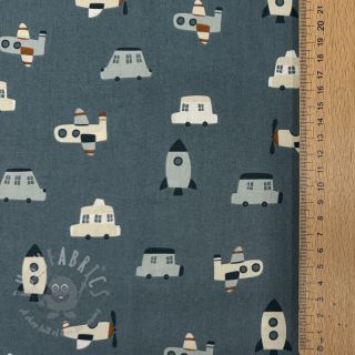 Bawełniana tkanina Vehicles petrol