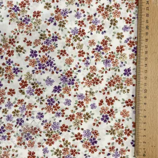 Bawełniana tkanina Simie flowers offwhite digital print