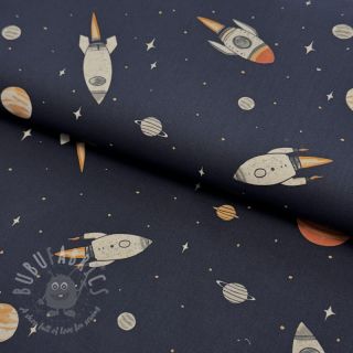 Bawełniana tkanina Space digital print