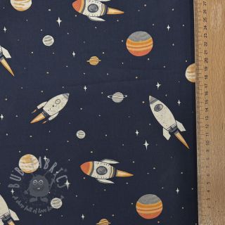 Bawełniana tkanina Space digital print