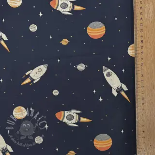 Bawełniana tkanina Space digital print