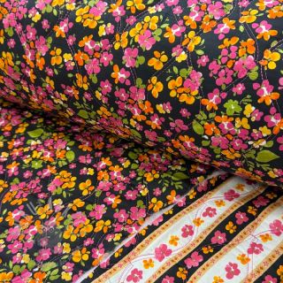 Bawełniana tkanina VOILE STEPPED Ophelia flower digital print