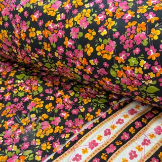 Bawełniana tkanina VOILE STEPPED Ophelia flower digital print